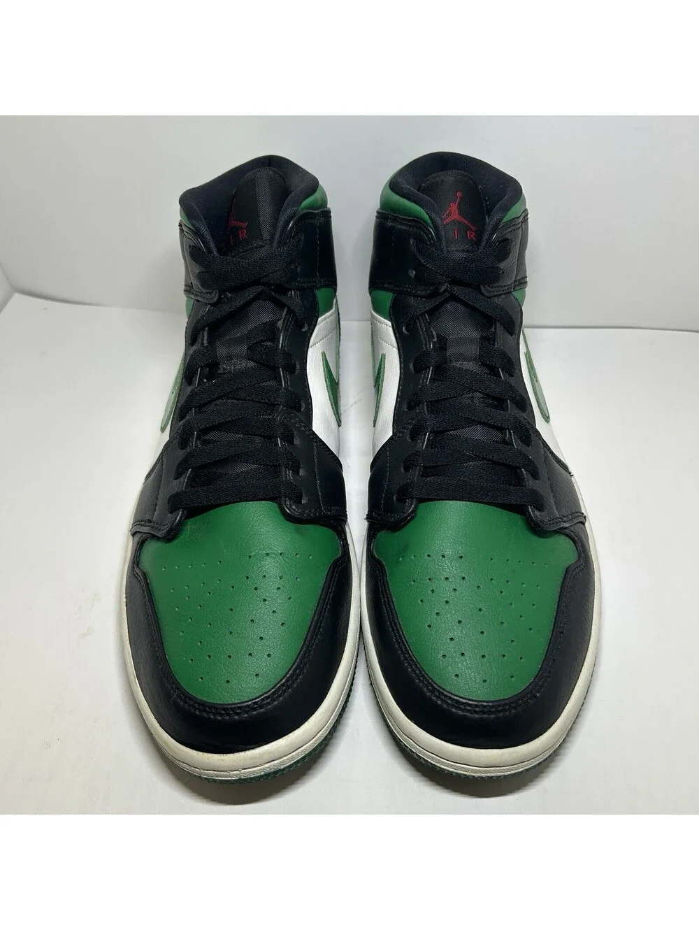 Air Jordan 1 Mid Green Toe 2019 - Size 10 - (554724-067)